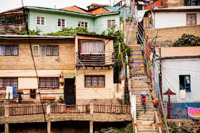 Pedro Burns en acción durante el Red Bull Sound of Speed en Valparaíso, Chile, el 11 de febrero de 2020.