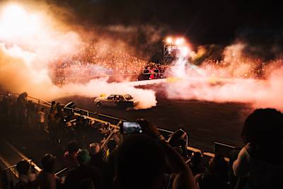 Una imagen del recinto en el que se celebró el Red Bull Shay’ iMoto en Johannesburgo, Sudáfrica, el 19 de octubre de 2019.