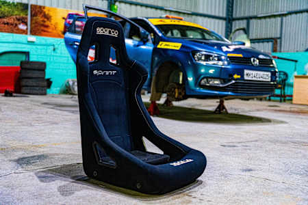 Bucket seats used in INRC cars