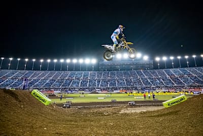 Ken Roczen races at Chicagoland Motor Speedway in Joliet, IL