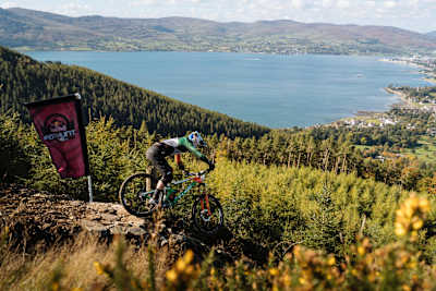 Greg Callaghan has good form on the downhills
