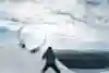 Jesper Tjäder crashes whilst attempting the world’s first open loop project in Åre, Sweden in January 2024.