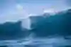 Morgan Cibilic surfing at Teahupoo, Tahiti