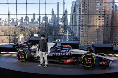 Scuderia AlphaTauri Formula One driver Yuki Tsunoda