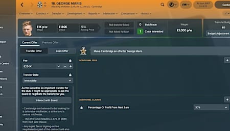 Managing a League One Club? Sign Maris now!