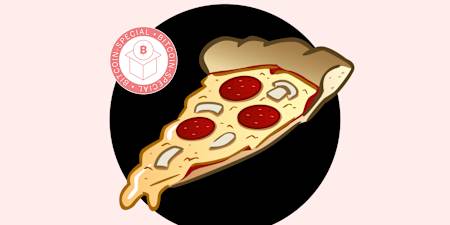 Die wahrscheinlich teuerste Pizza der Welt. Ihr Preis betrug 10.000 Bitcoin