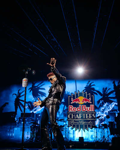 Rauw Alejandro performs at Red Bull Chapters at Forest Hills Stadium in NYC