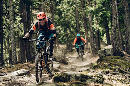 Sul trail Holy Hansen in Val Venosta