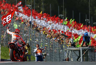 Marc Márquez, MotoGP de Austria, 14 de agosto de 2016.
