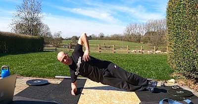 Side plank leg raise bodyweight exercise