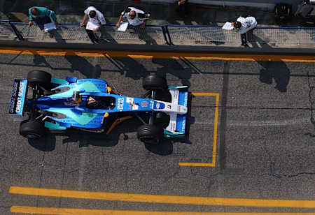 Frentzen racing for Sauber in 2003