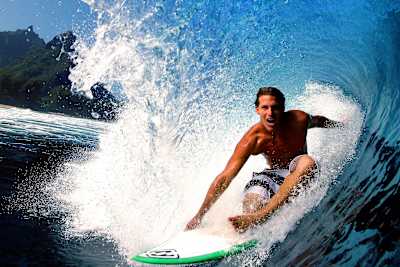Andy Irons at home in Kauai
