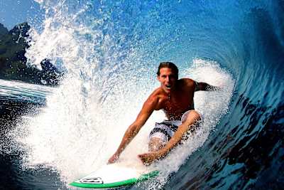 Andy Irons at home in Kauai