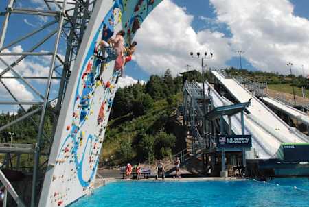 Nejlepší lezecké stěny světa - Nad vodou, olympijský park v Utahu