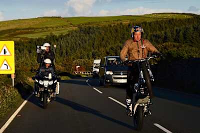 Dougie's Wheelie con Dougie Lampkin.