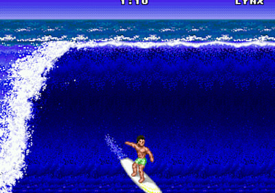 Una captura de patanlla de California Games.