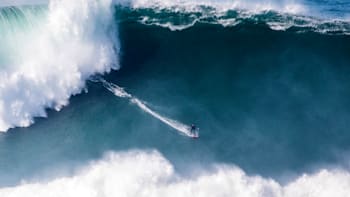 WSL Big Wave Nazare Weather Window Day 1 Art