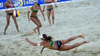 Larissa Franca and Talita Antunes in Poreč