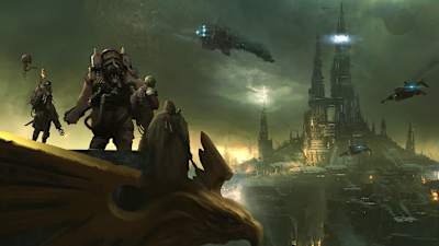 Artwork aus Warhammer 40k: Darktide.