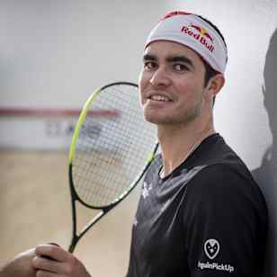 Diego Elias poses for a portrait during a photo shoot in Lima, Peru on January 12, 2021.