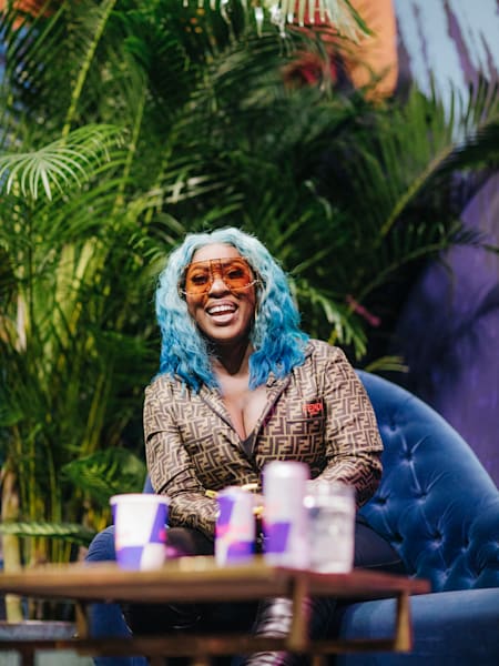 A photo of Jamaican dancehall artist Spice at the 2019 Red Bull Music Festival in London.
