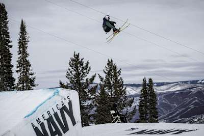 Dara Howell competing in Aspen, Colorado.