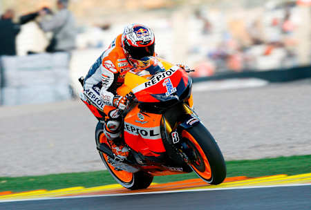 Casey Stoner 2012'de Valencia'da