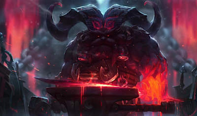 An Image of Ornn from League of Legends