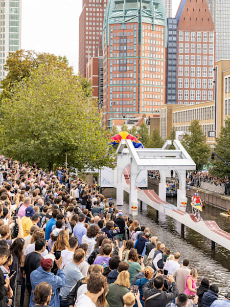 Event participants seen at Red Bull Stalen Ros at Prinsessegracht in The Hague, The Netherlands on 30 September 2023