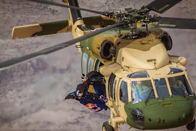 Crown Prince Al Hussein Piloting the Helicopter