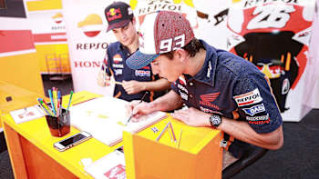 Attention to detail from Márquez and Pedrosa