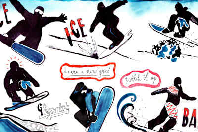 5 rad, způsobů a tipů, jak si okořenit snowboarding