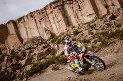 Caught out by a time penalty again, Joan Barreda