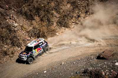 Nasser Al-Attiyah took charge of Stage 8