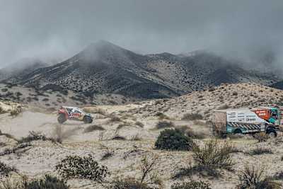 Stéphane Peterhansel and Ton van Genugten race!