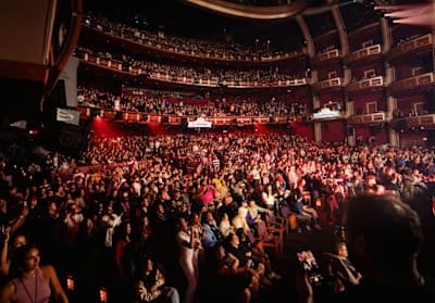 The crowd at Red Bull Symphonic at Los Angeles, USA.