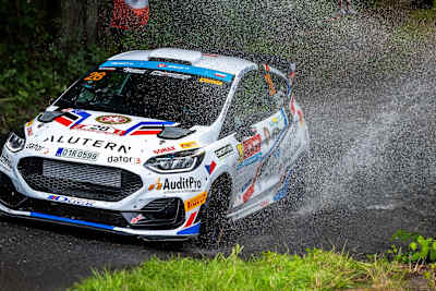 Kačírek has adapted to ERC Fiesta Rally3 Trophy with ease