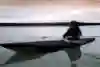 An Inuit in a traditional Kayak