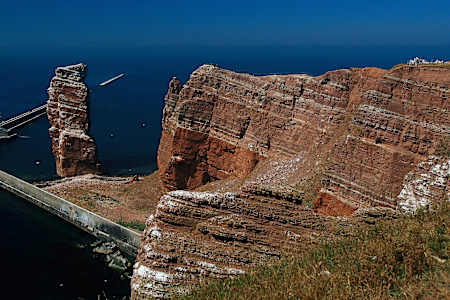 Le stack Lange Ana à Heligoland en Allemagne