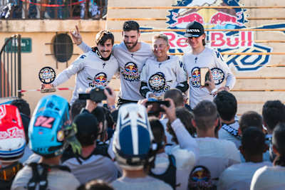 Le podium du Red Bull Campo 2022
