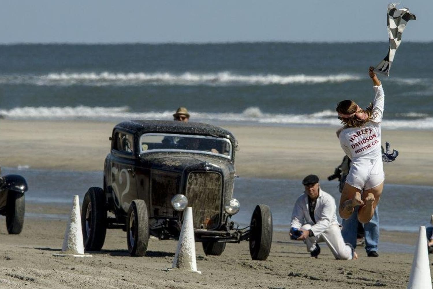 Behind scenes The Race Of Gentlemen vintage beach race