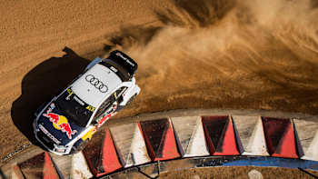 Mattias Ekström durante el FIA World Rallycross Championship 2017 en Ciudad del Cabo, Sudáfrica.