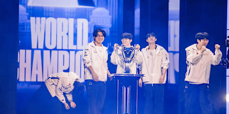 ZOFGK standing with trophy.