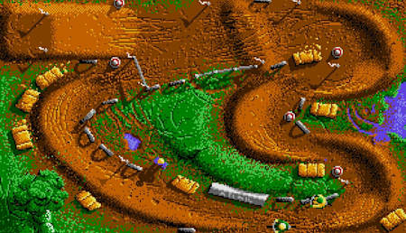 Una captura de pantalla de BMX Simulator.