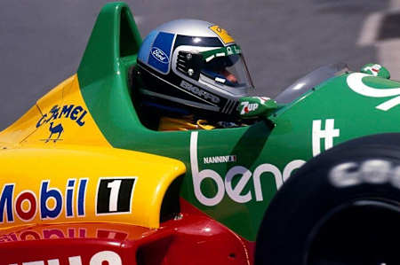 Nannini sulla Benetton 1989