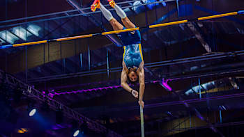 Armand Mondo Duplantis during Mondo Classic on March 13, 2025 in Uppsala, Sweden.