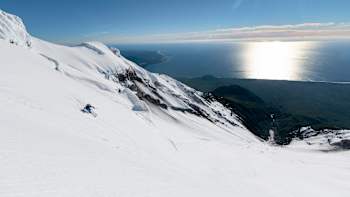 Stein Retzlaff and three friends traversed a dense jungle surrounding the volcano in Chilean Patagonia, following in the footsteps of their adventure heroes.