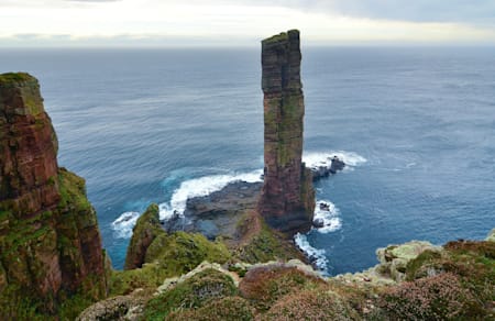 Faraglione Old Man of Hoy, Isole Orcadi, in Scozia