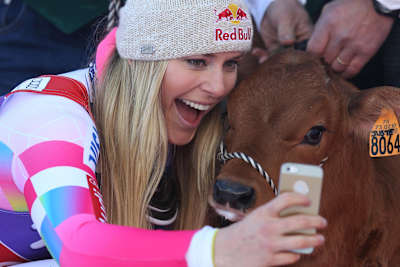 Lindsey Vonn and Winnie