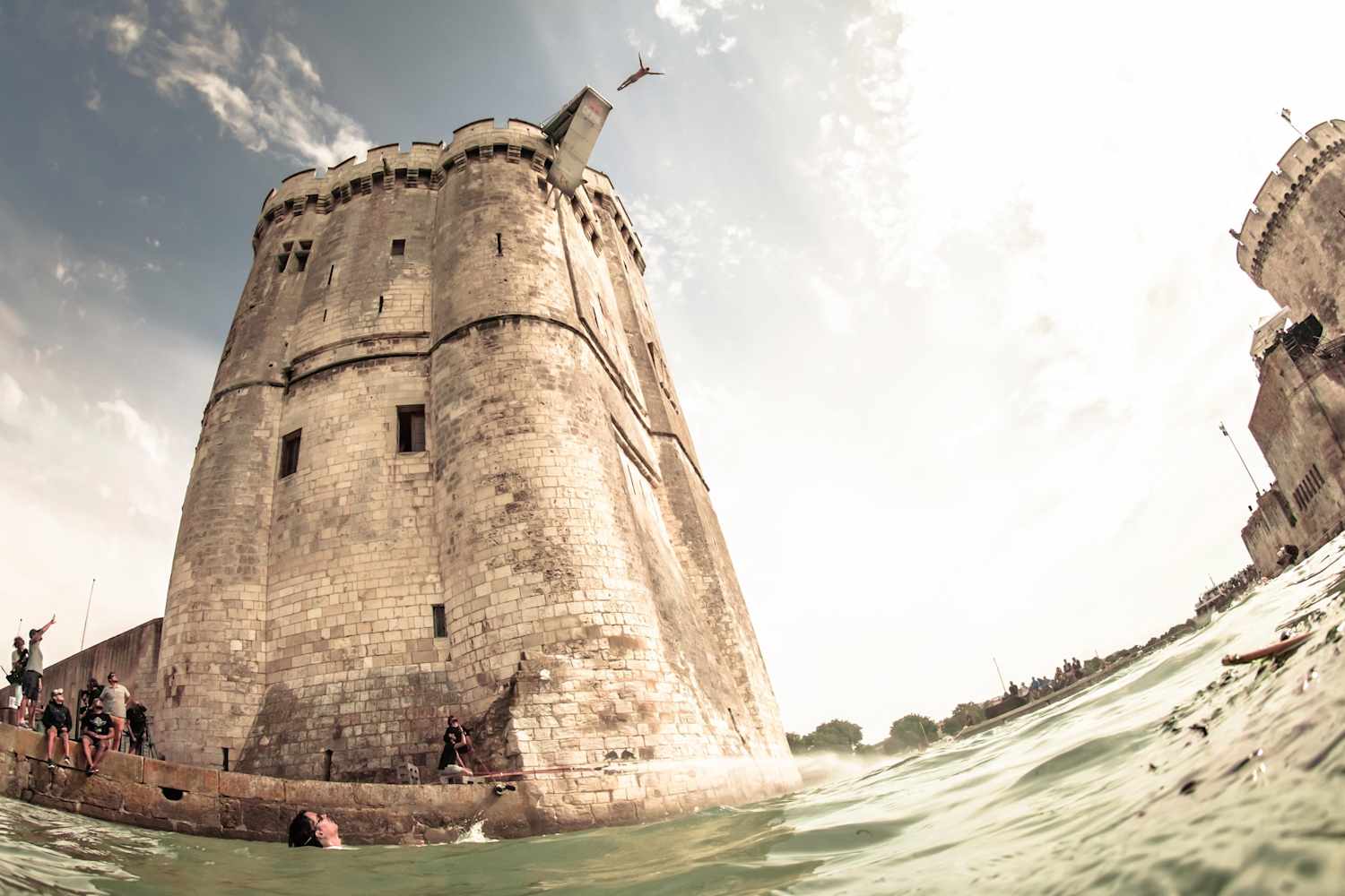 Red Bull Cliff Diving La Rochelle, France water view